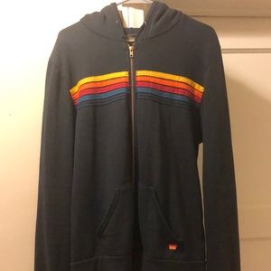 Aviator Nation 5 stripe hoodie
